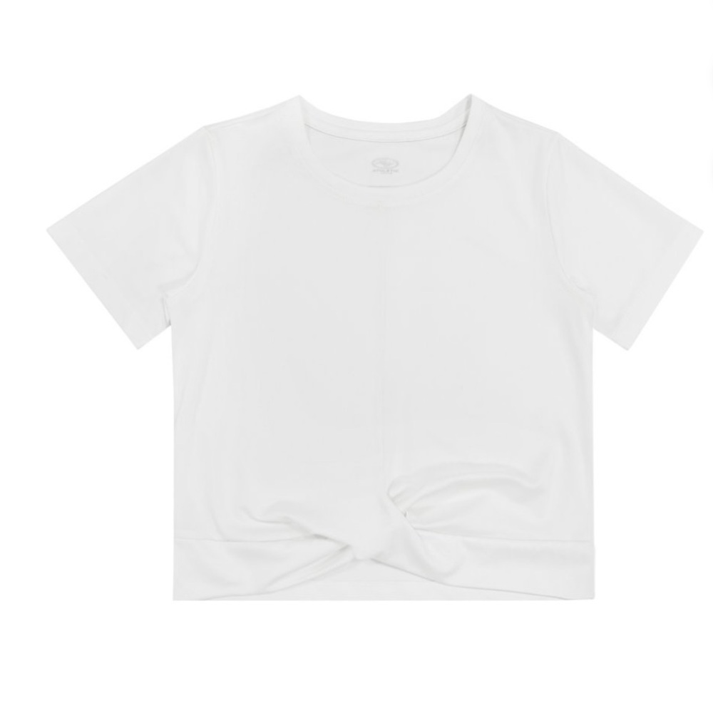 Athletic Works Girls Active Twist Front T-Shirt, Size M 7-8